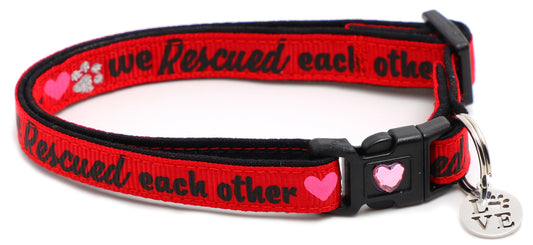 We Rescued Each Other Breakaway Cat Collar