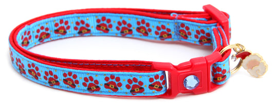 Santa Paws Breakaway Cat Collar
