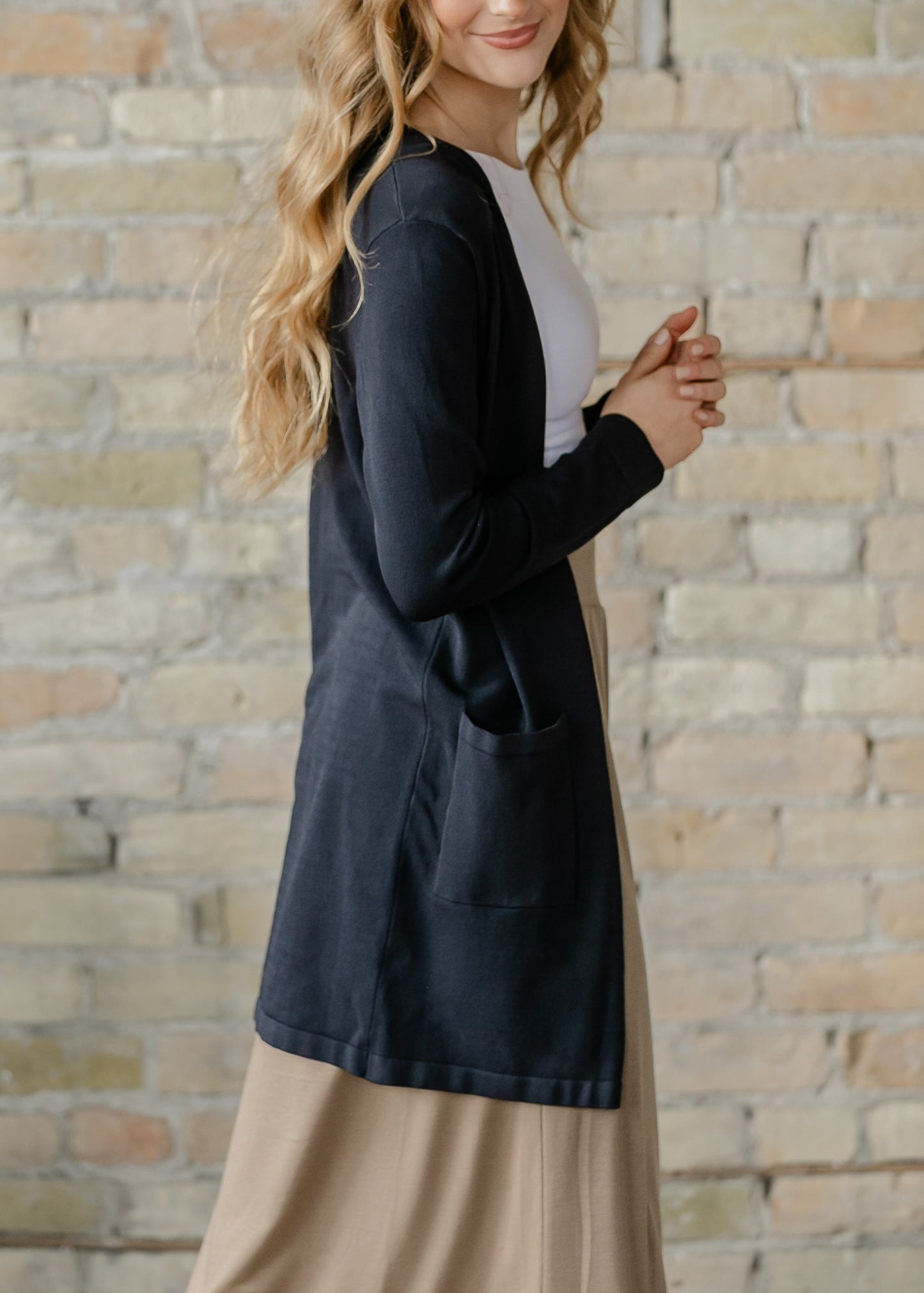 Cally Open Front Cardigan