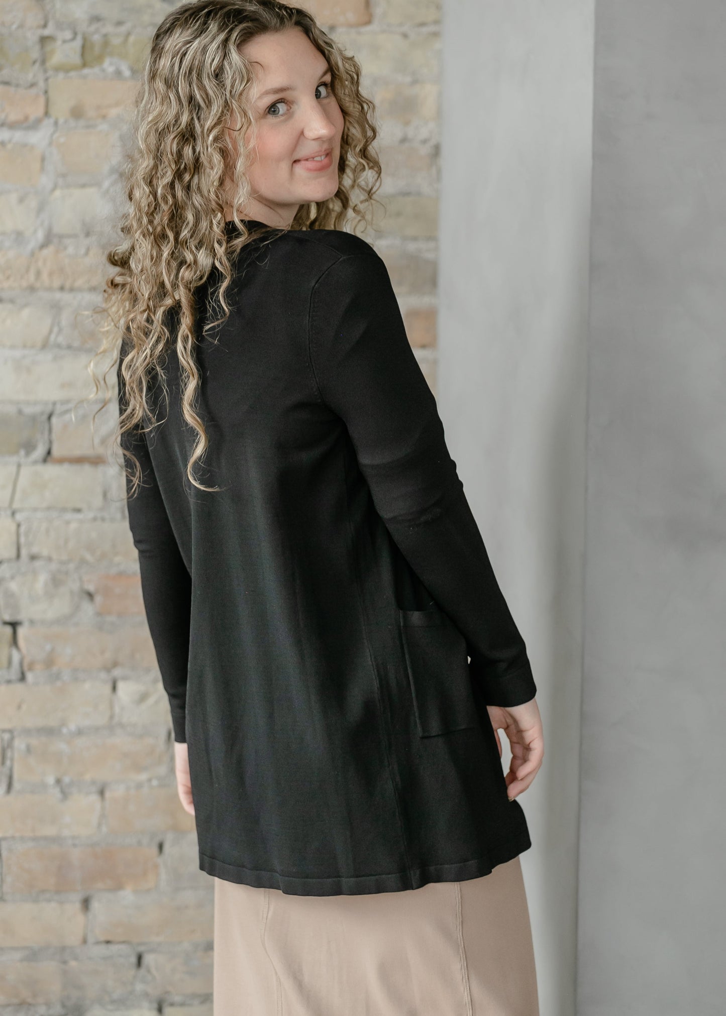 Cally Open Front Cardigan